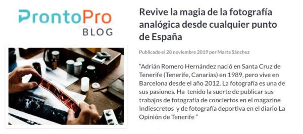revelab studio entrevista prontopro revelado analogico barcelona
