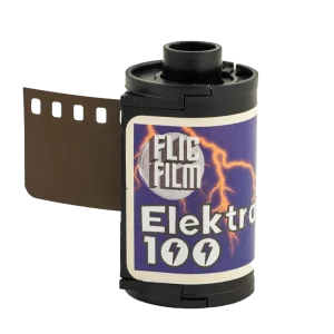 Carrete Flic Film Elektra 100 35mm ISO 100 de 36 exposiciones, película negativa en color de grano ultrafino y alta resolución