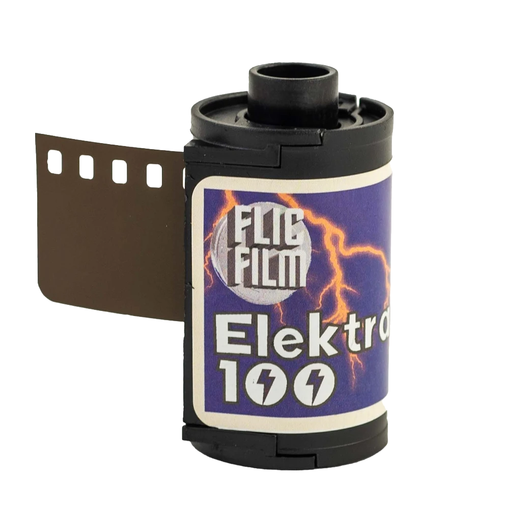 Carrete Flic Film Elektra 100 35mm ISO 100 de 36 exposiciones, película negativa en color de grano ultrafino y alta resolución