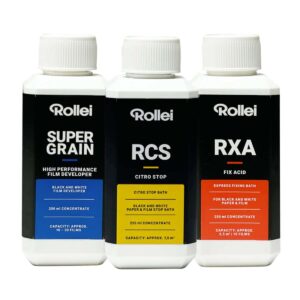 Rollei Film Chemistry Kit revelado blanco y negro supergrain rcs rxa