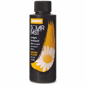 Tinta Solarfast Golden Yellow de Jacquard revelab studio