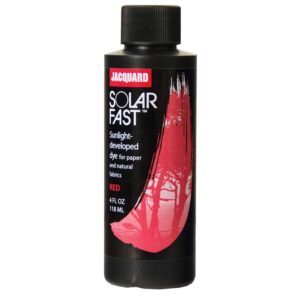 Tinta Solarfast Red Jacquard revelab studio