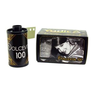 yodica dolcevita black and white film 35mm