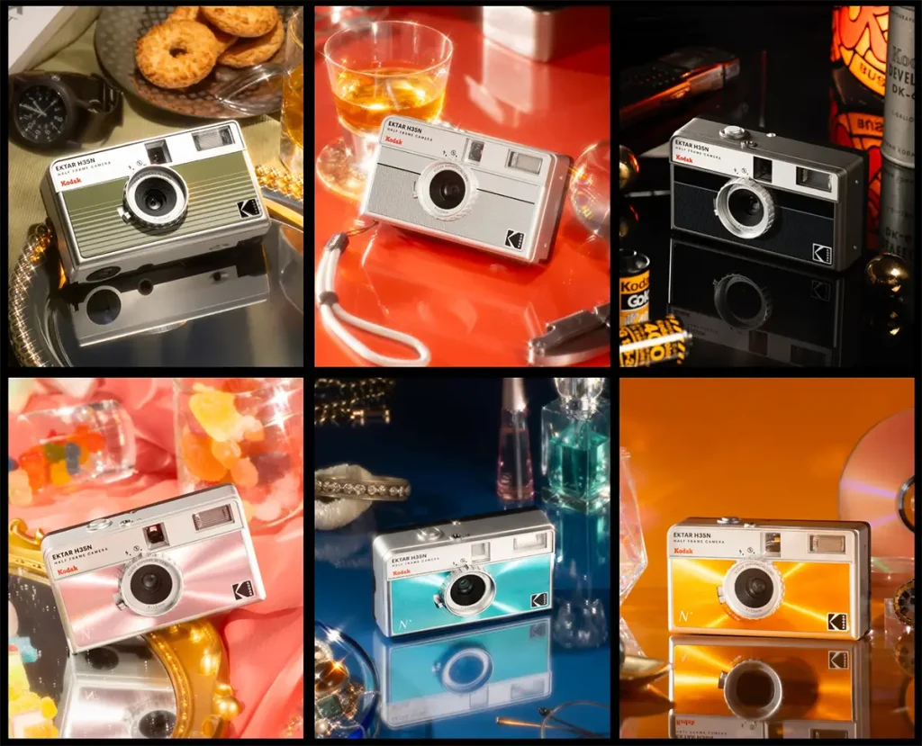 kodak ektar h35n 35mm half frame camera