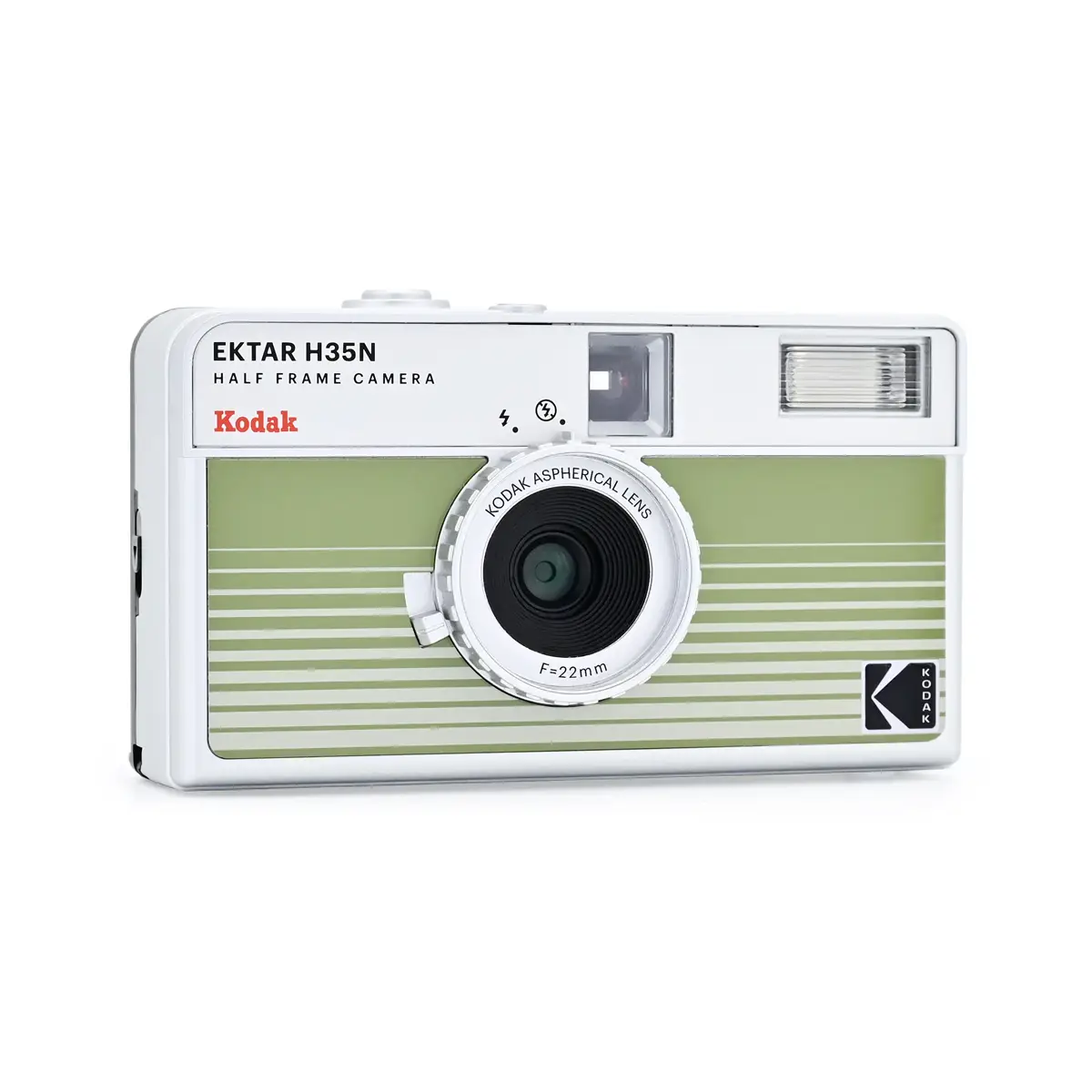 Kodak Ektar H35N Striped Green 35mm half frame camera revelab studio