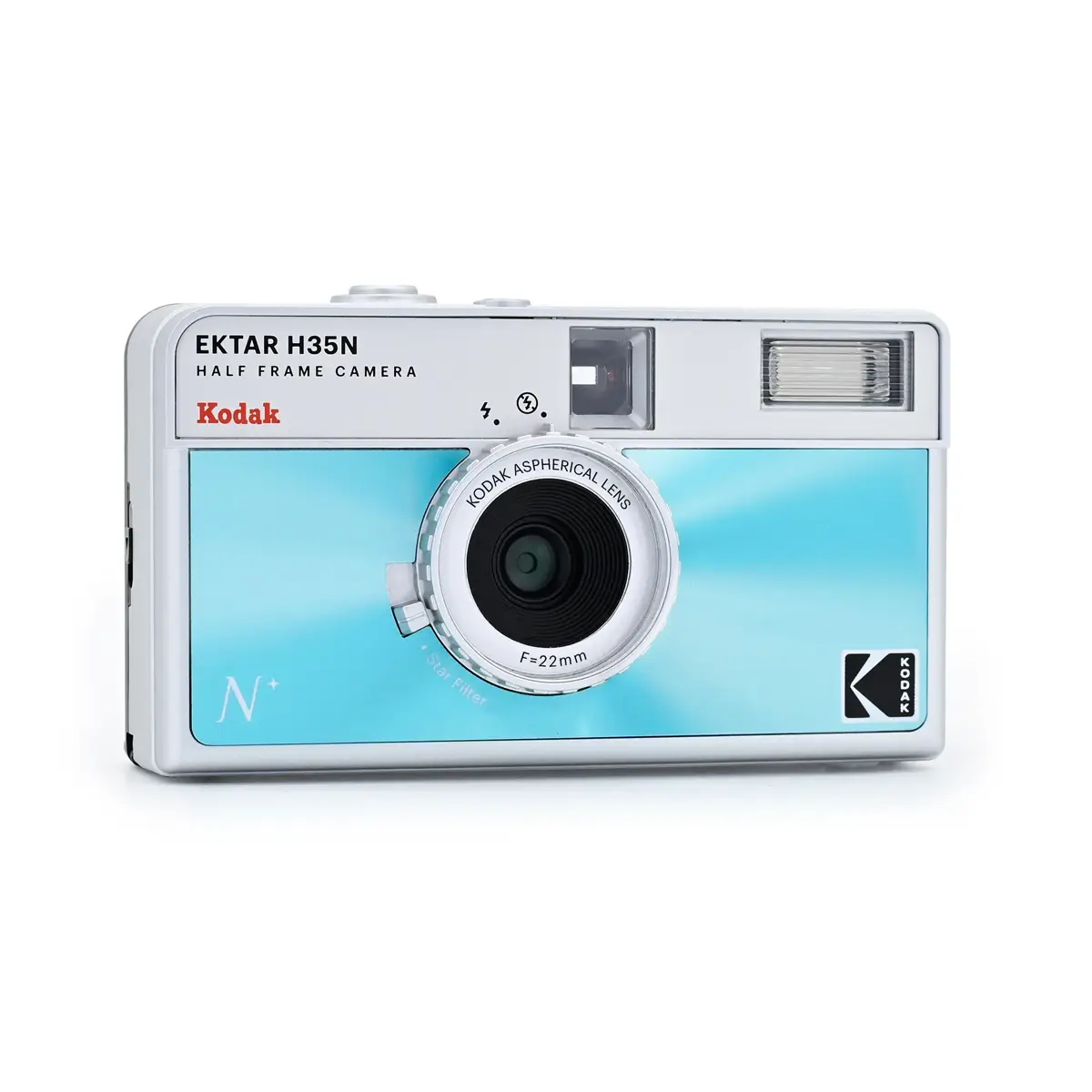 Kodak Ektar H35N Glazed Blue 35mm half frame camera revelab studio