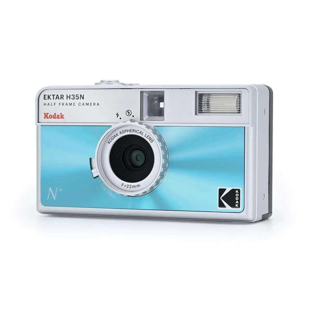 Kodak Ektar H35N Glazed Blue 35mm half frame camera revelab studio