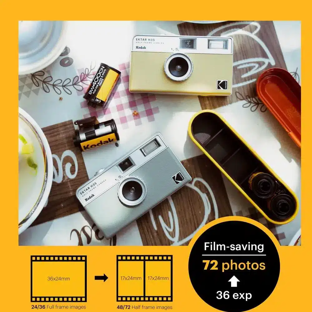 kodak ektar half frame camera film 35mm tienda de fotografía analógica revelab studio donde comprar camaras analogica carrete medio fotograma