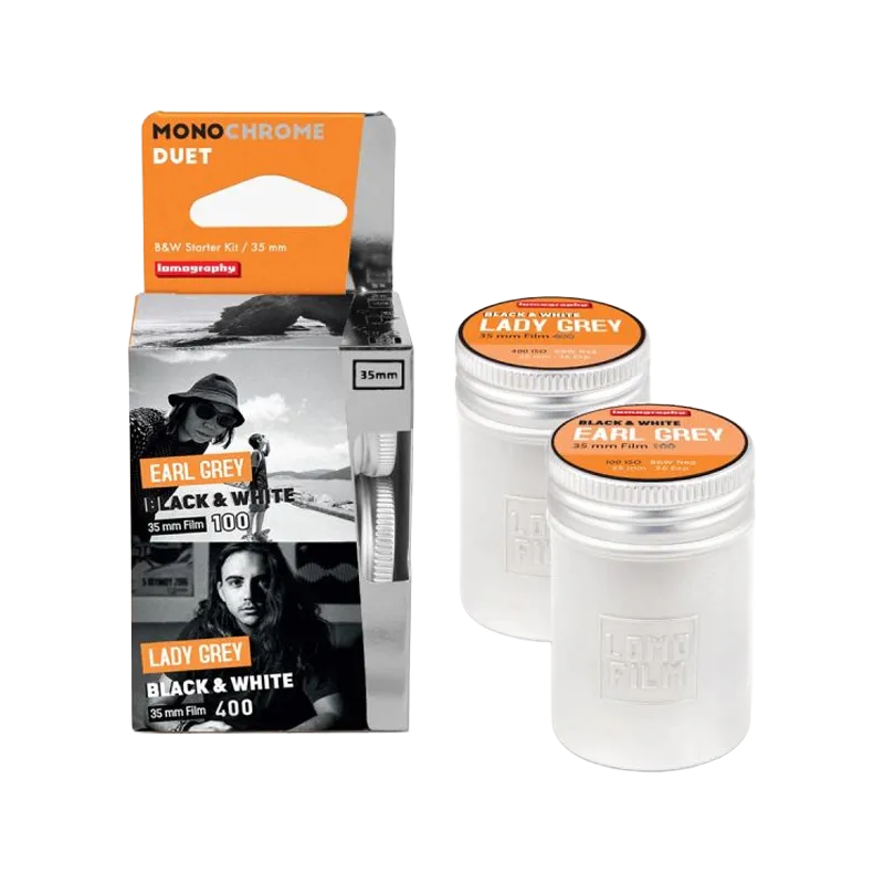 Lomography Monochrome Duet REVELAB Studio lomography earl gray lady gray 35mm film lab revelado revelar barcelona
