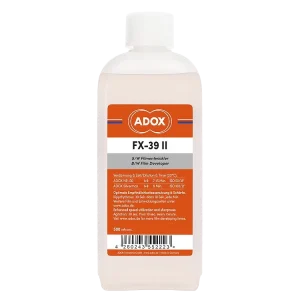Revelador compensasdor ADOX FX-39 II en botella de 500 ml para película blanco y negro