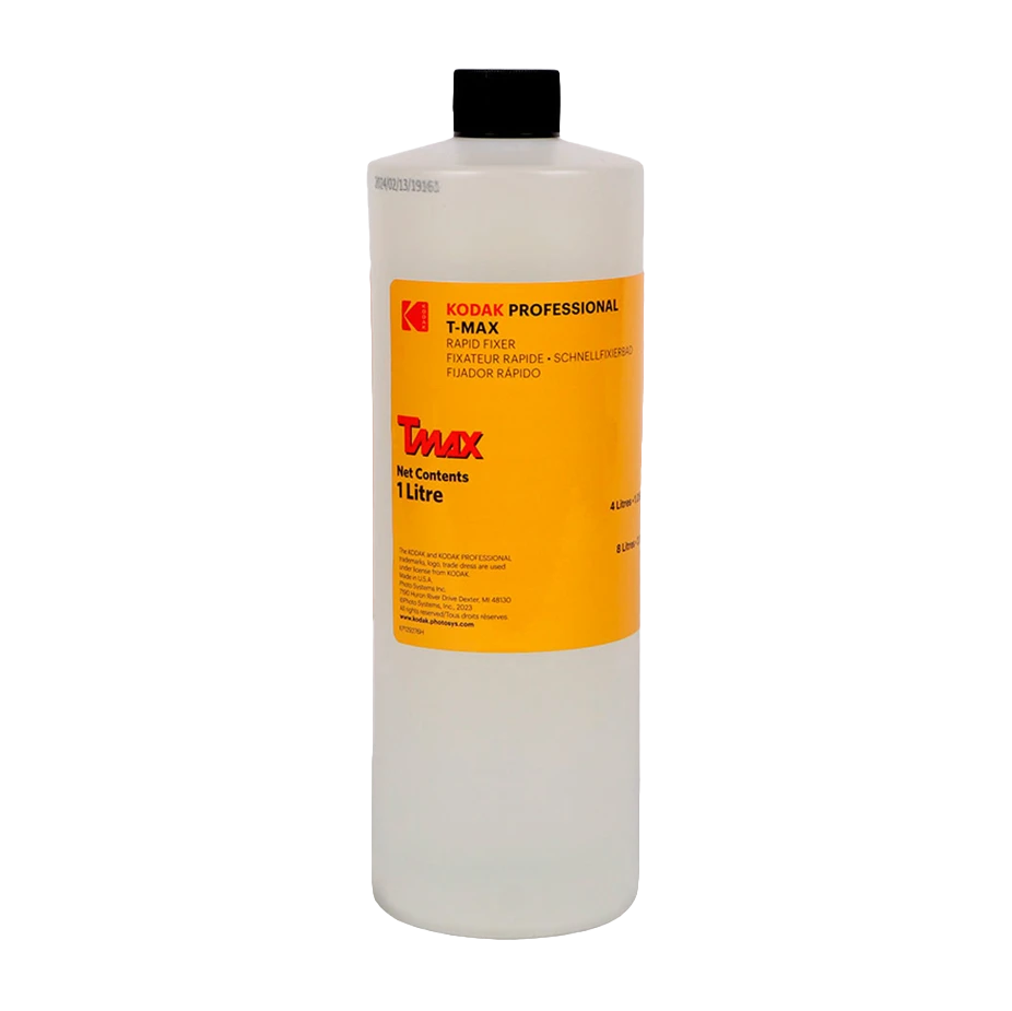 botella de fijador Kodak T-Max Rapid Fixer 1 Litro para el fijado de pelicula y carretes fotográficos en blanco y negro