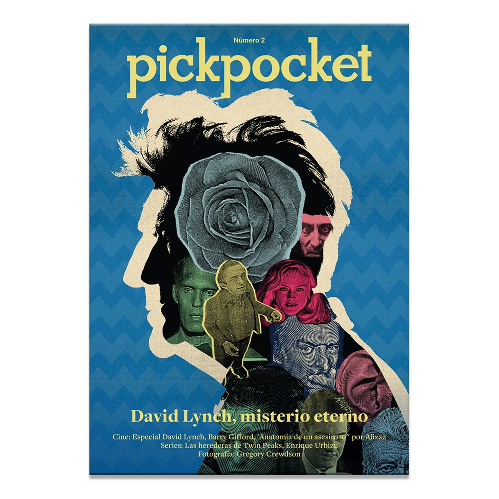 Pickpocket #2 | REVELAB Studio Portada de Pickpocket #2 – Especial David Lynch, con contenidos sobre su cine, Barry Gifford, Gregory Crewdson, y herederas de Twin Peaks.