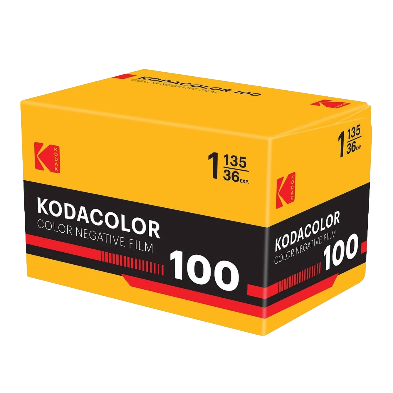 Carrete Kodak Kodacolor 100 35mm ISO 100, película negativa en color con grano fino y tonos cálidos. Disponible en REVELAB Studio.