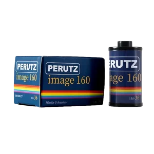 Carrete Perutz Image 160 35mm ISO 160, película negativa en color con grano fino y tonos cálidos naturales. Disponible en REVELAB Studio.