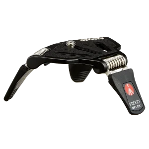 Mini trípode plegable Manfrotto MP3-BK para cámaras compactas y mirrorless con diseño ultracompacto y acabado negr