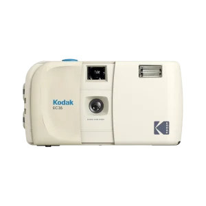Cámara analógica reutilizable Kodak EC35 35mm con objetivo gran angular de 25 mm, flash integrado y tapa frontal deslizante film camera